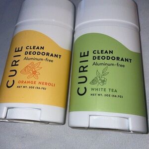 Curie Aluminum Free‎ Deodorant - Orange Neroli + White Tea Natural Deodorant 2pk